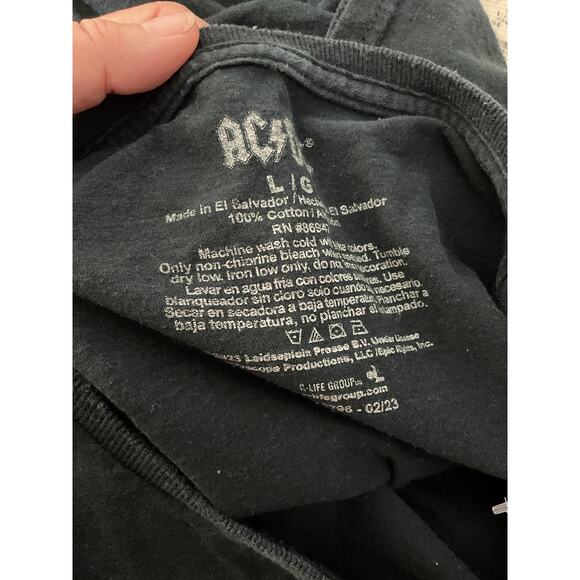 AC/DC Band Tee Men’s Large For Those About To Rock - Picture 6 of 6
